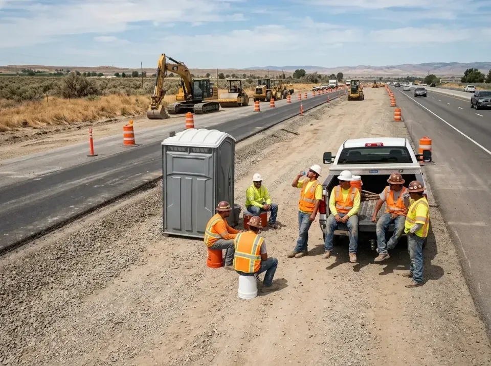 highway-road-construction-crew-007 — frequently asked questions, Porta Potty and Restroom Rentals in Hollywood, SC